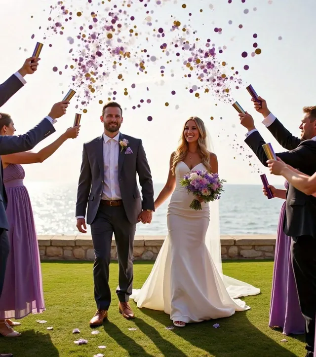 Handheld Confetti Tubes — Click & Fire event services, Crete