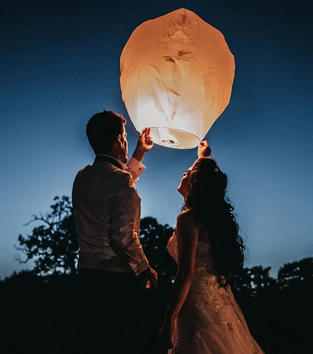 Sky Lanterns — Click & Fire event services, Crete