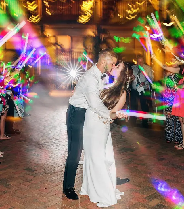 White LED Foam Sticks — Click & Fire event services, Crete
